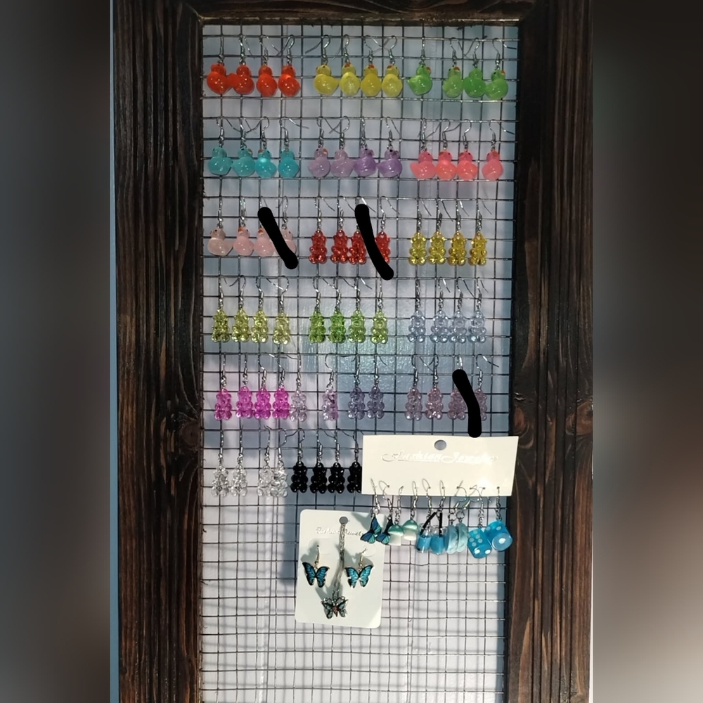 Colorful Handmade Dangle Earrings